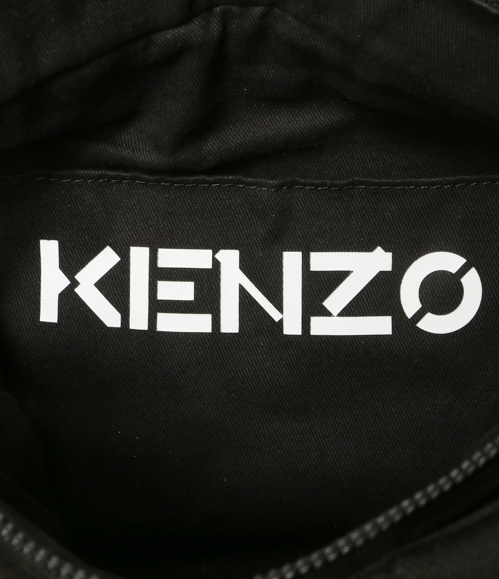 KENZO ショルダーバッグ キャンバス生地 AL1201-FC5 ブラック メンズ
