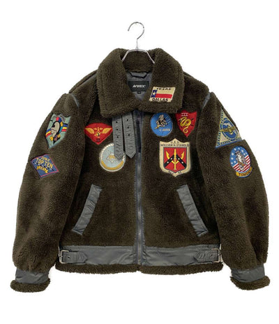 AVIREX ミリタリージャケット RETRO BOA B-3 TOPGUN ブラウン メンズ SIZE L アヴィレックス