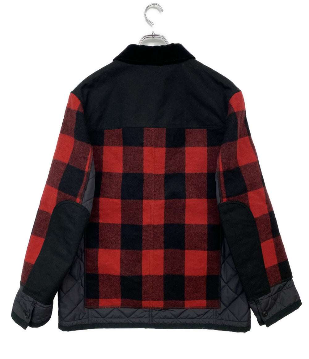 JUNYA WATANABE MAN カバーオール チェック WH-J016 メンズ SIZE L コムデギャルソンジュンヤワタナベマン