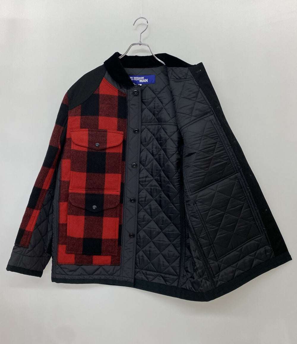 JUNYA WATANABE MAN カバーオール チェック WH-J016 メンズ SIZE L コムデギャルソンジュンヤワタナベマン