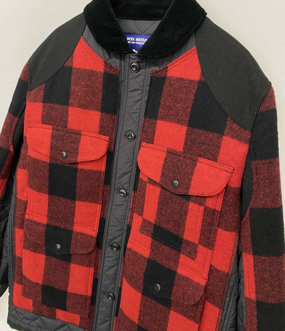 JUNYA WATANABE MAN カバーオール チェック WH-J016 メンズ SIZE L コムデギャルソンジュンヤワタナベマン