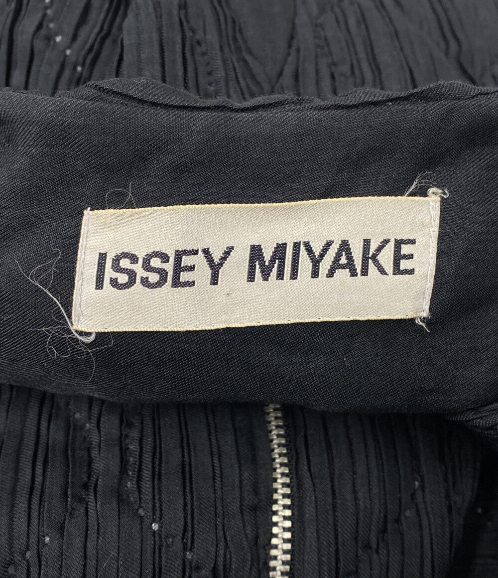 ISSEY MIYAKE 銀タグ プリーツキルティングジャケット 90s JG33350 メンズ SIZE M イッセイミヤケ