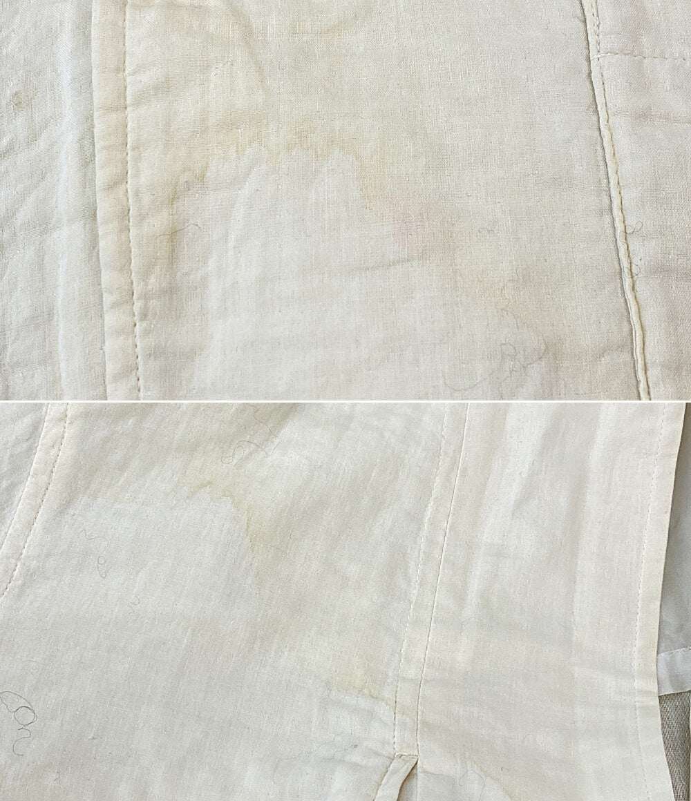 ISSEY MIYAKE MEN ジャケット 筆タグ コットンジャケット ホワイト 80s LG33316 メンズ SIZE S イッセイミヤケ メン