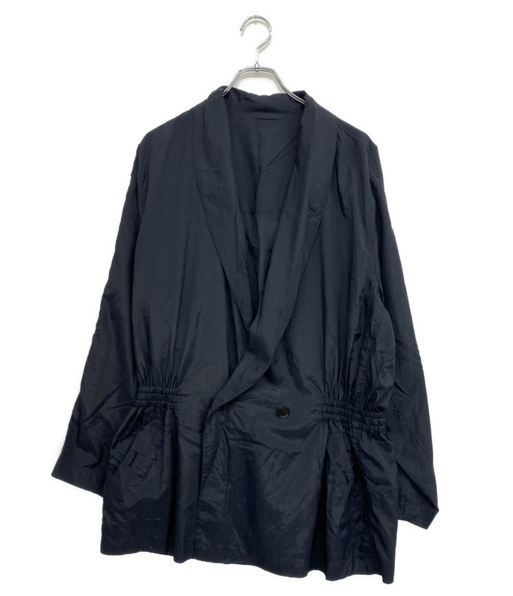 ISSEY MIYAKE MEN スタンドカラージャケット フロントボタン ネイビー