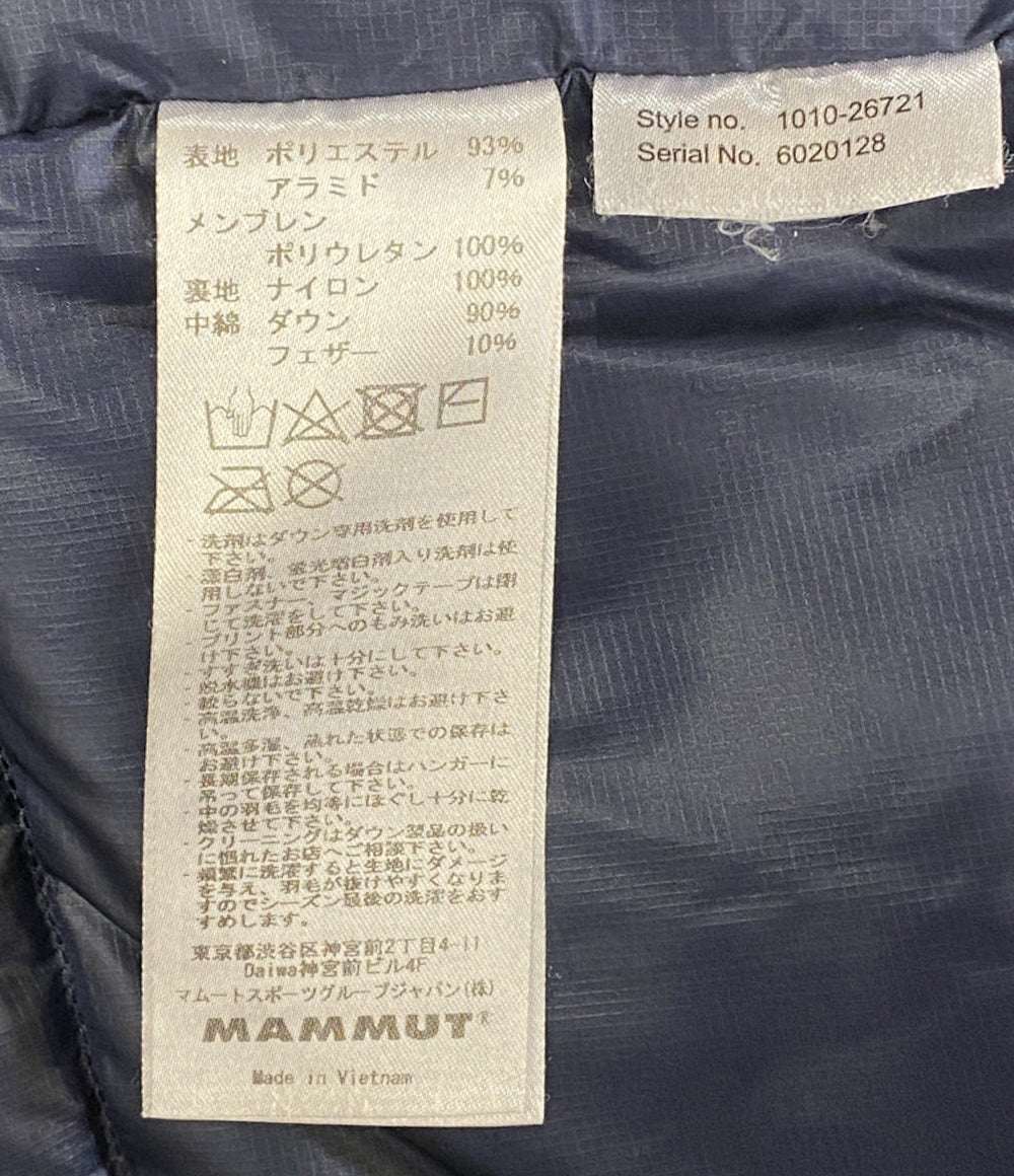 MAMMUT ダウンジャケット Seon Hs Thermo Hooded 1010-26721 メンズ SIZE L マムート