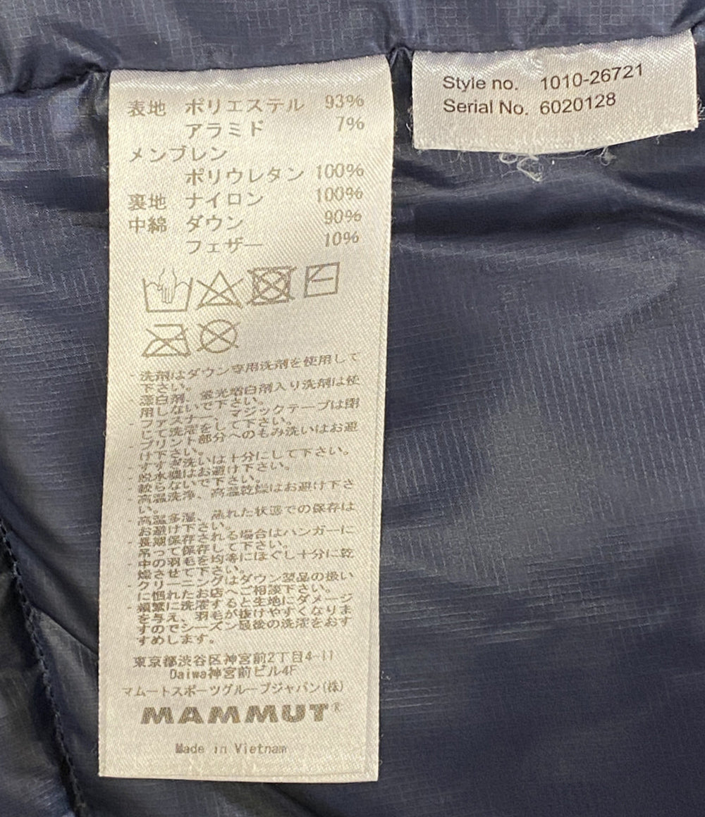 MAMMUT ダウンジャケット Seon Hs Thermo Hooded 1010-26721 メンズ SIZE L マムート