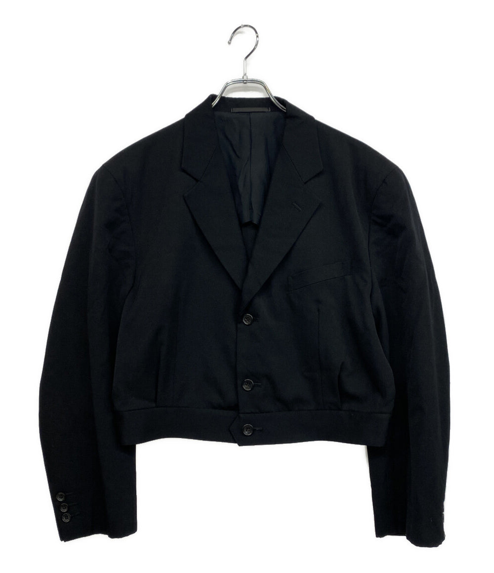 COMME des GARCONS HOMME PLUS 短丈テーラードジャケット ブラック 90ss PJ-11010M メンズ SIZE M コムデギャルソンオムプリュス