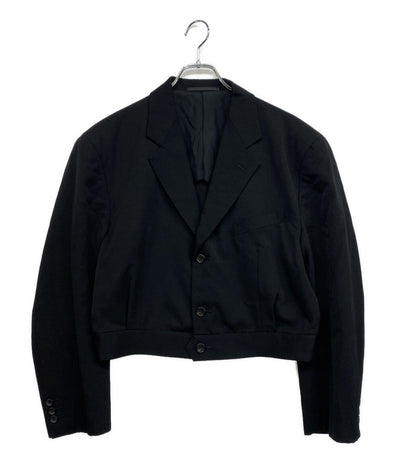 COMME des GARCONS HOMME PLUS 短丈テーラードジャケット ブラック 90ss PJ-11010M メンズ SIZE M コムデギャルソンオムプリュス