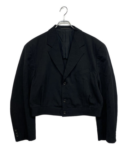 COMME des GARCONS HOMME PLUS 短丈テーラードジャケット ブラック 90ss PJ-11010M メンズ SIZE M コムデギャルソンオムプリュス