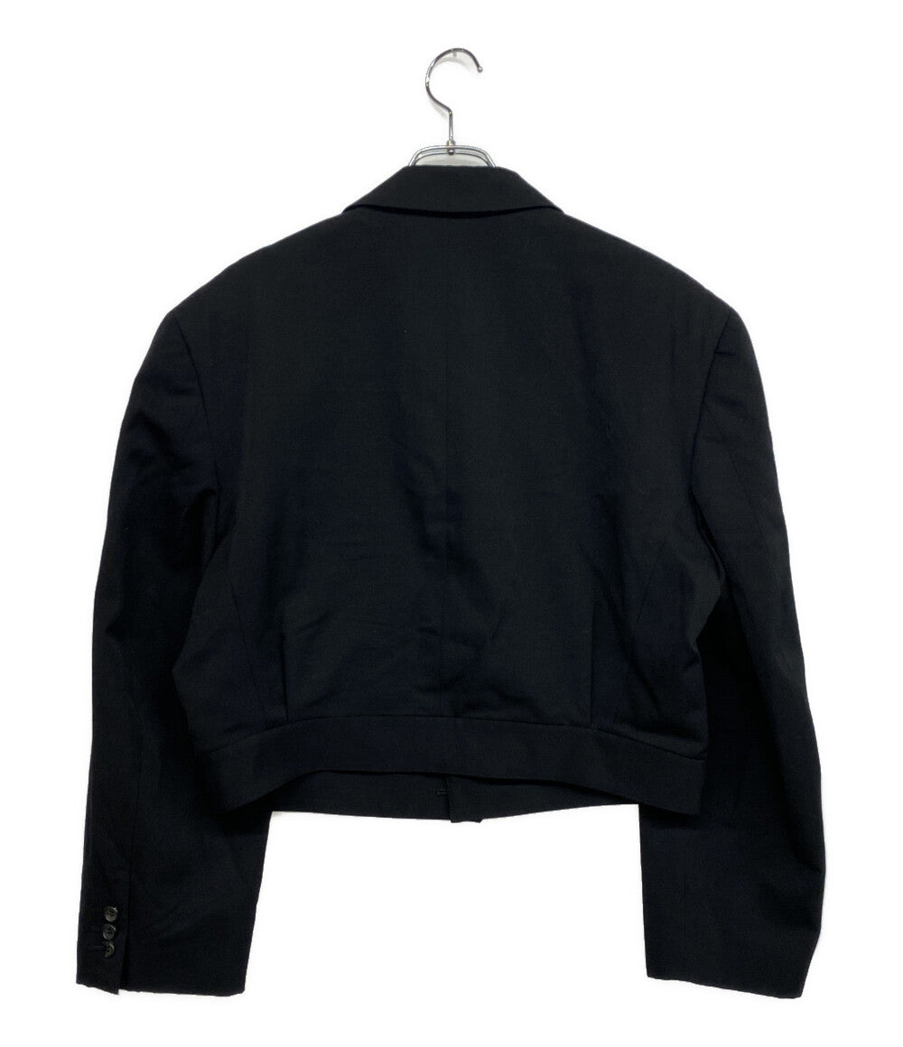COMME des GARCONS HOMME PLUS 短丈テーラードジャケット ブラック