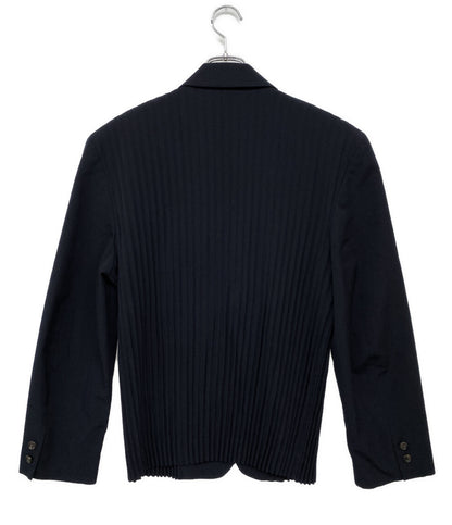 COMME des GARCONS HOMME PLUS プリーツテーラードジャケット ネイビー PJ-11072 メンズ SIZE M コムデギャルソンオムプリュス