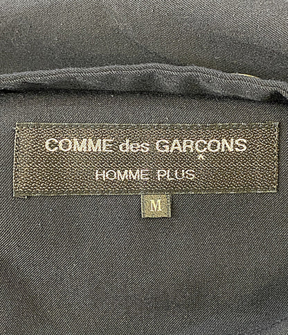 COMME des GARCONS HOMME PLUS プリーツテーラードジャケット ネイビー PJ-11072 メンズ SIZE M コムデギャルソンオムプリュス