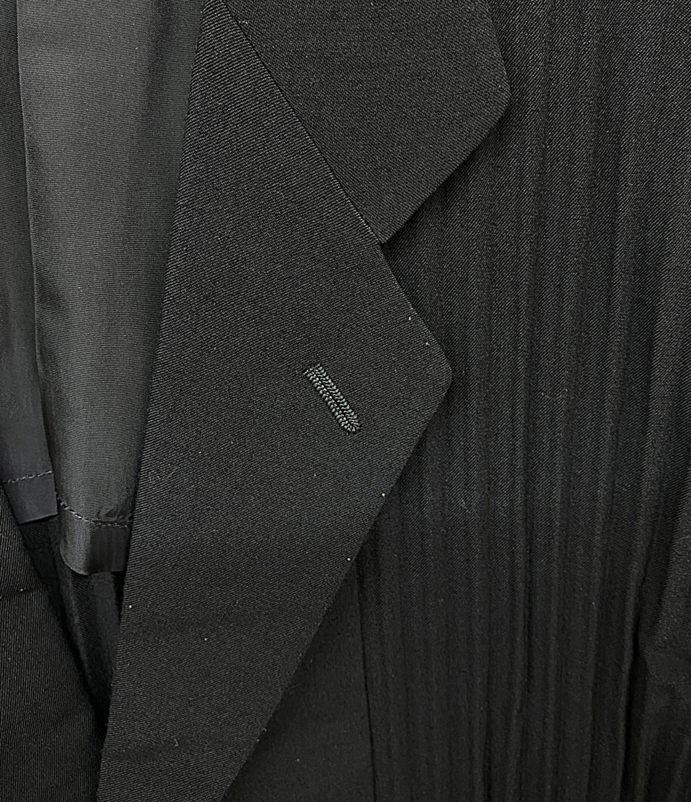 COMME des GARCONS HOMME PLUS プリーツテーラードジャケット ネイビー PJ-11072 メンズ SIZE M コムデギャルソンオムプリュス