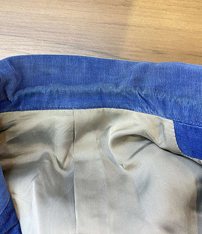 ISSEY MIYAKE テーラードジャケット コーデュロイ ブルー ME11-FD011 メンズ SIZE M イッセイミヤケ