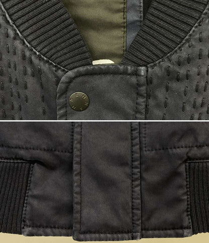 DENHAM ジップブルゾン コットン ネイビー メンズ SIZE S デンハム