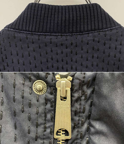 DENHAM ジップブルゾン コットン ネイビー メンズ SIZE S デンハム