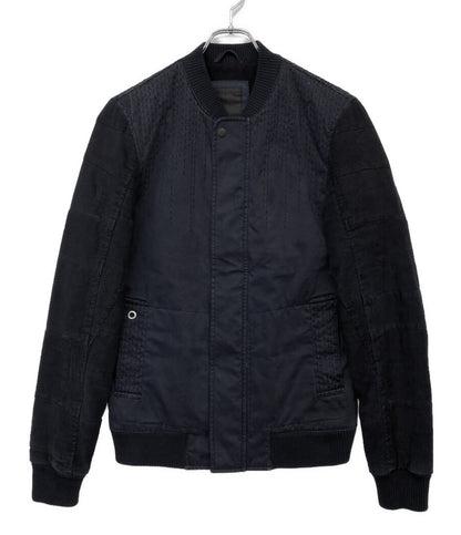 DENHAM ジップブルゾン コットン ネイビー メンズ SIZE S デンハム
