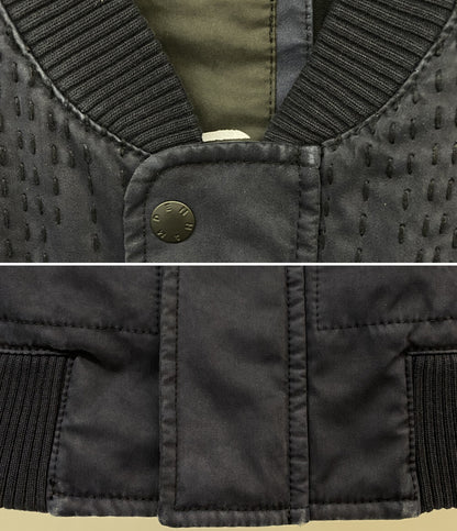 DENHAM ジップブルゾン コットン ネイビー メンズ SIZE S デンハム