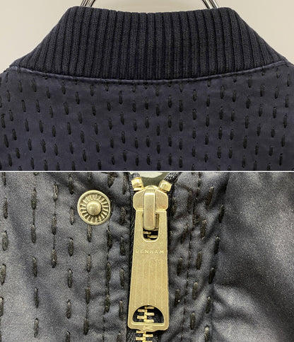 DENHAM ジップブルゾン コットン ネイビー メンズ SIZE S デンハム