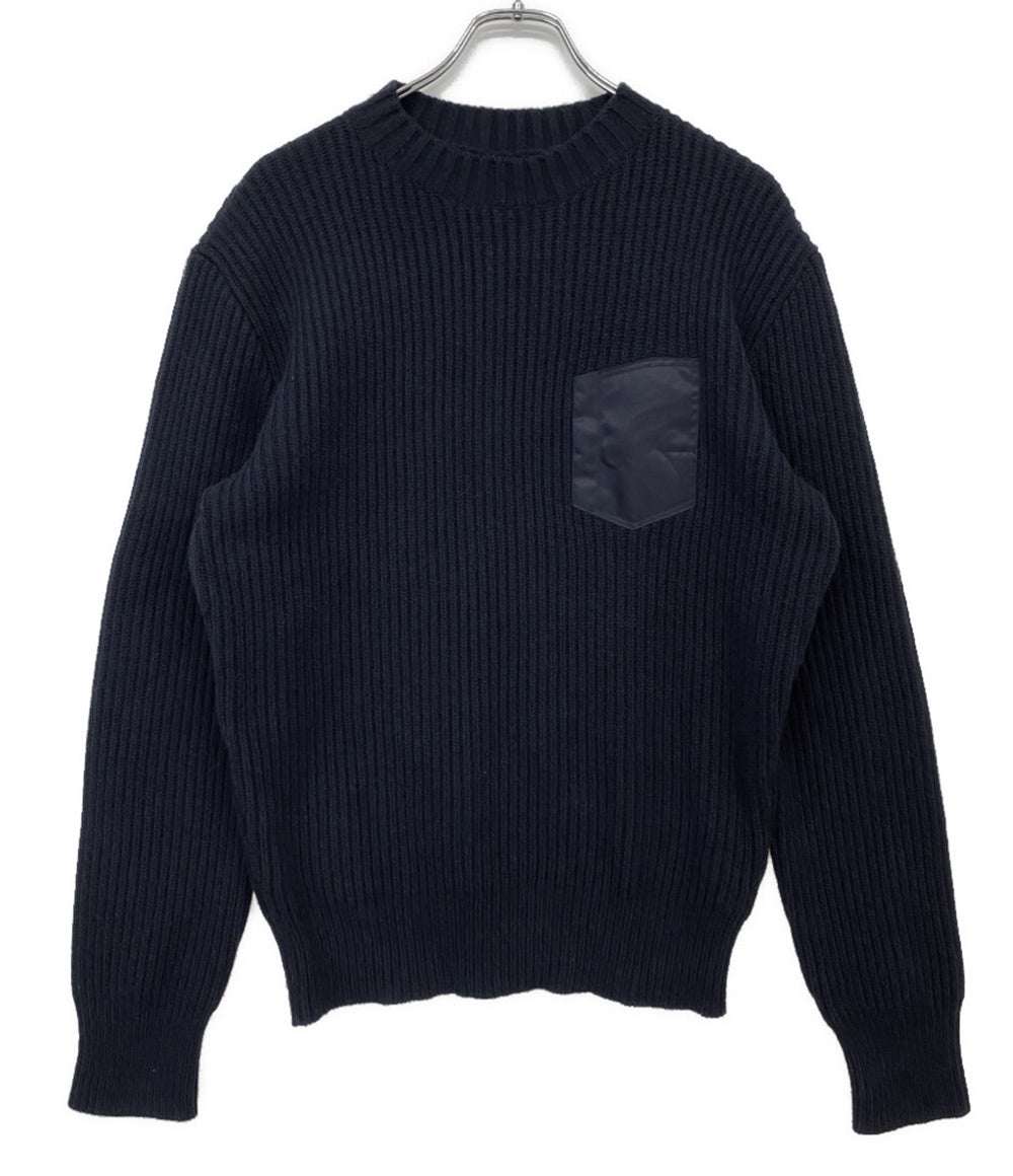 Maison Margiela クルーネックニット アルパカ ネイビー メンズ SIZE M メゾンマルジェラ