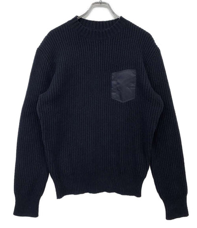 Maison Margiela クルーネックニット アルパカ ネイビー メンズ SIZE M メゾンマルジェラ