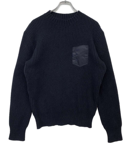 Maison Margiela クルーネックニット アルパカ ネイビー メンズ SIZE M メゾンマルジェラ