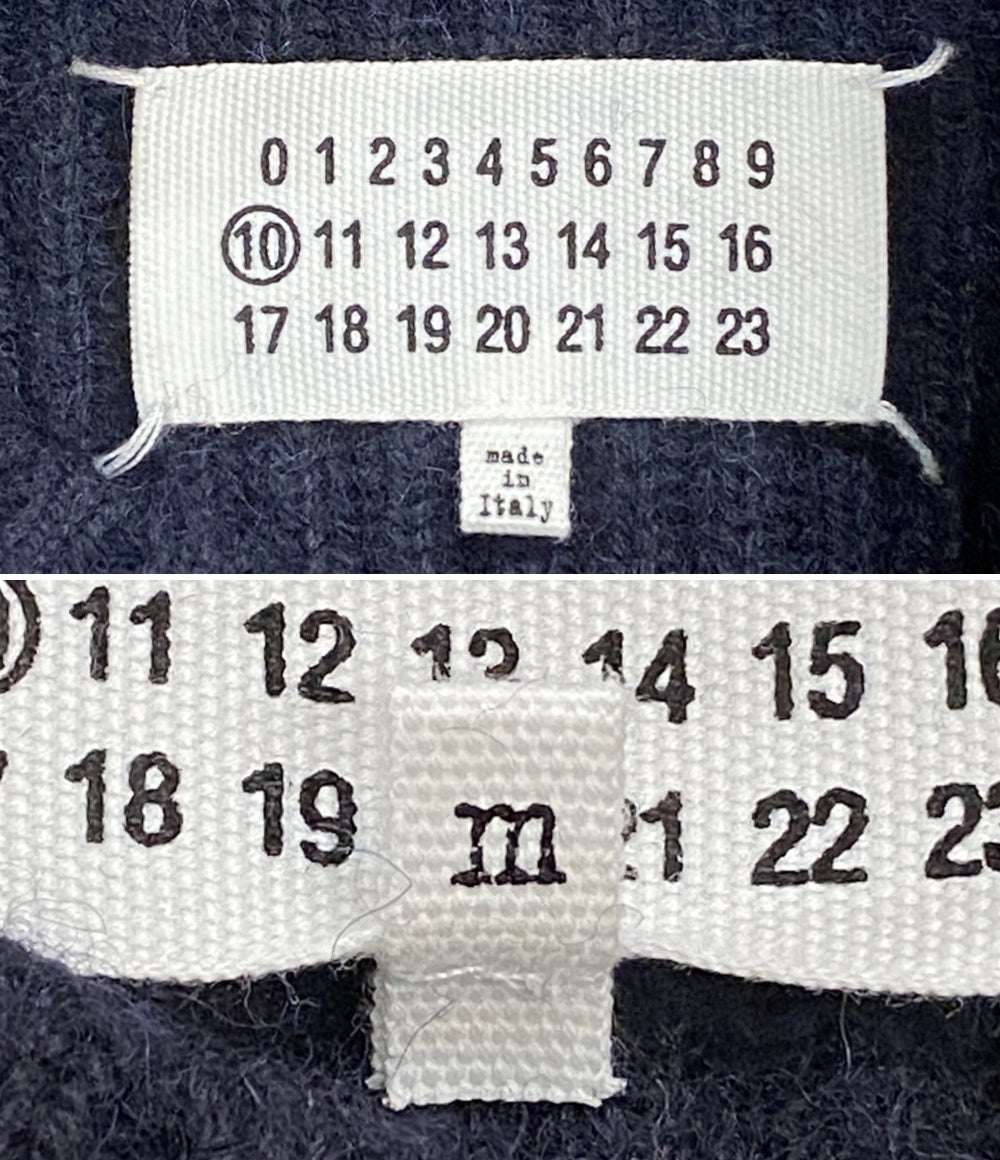 Maison Margiela クルーネックニット アルパカ ネイビー メンズ SIZE M メゾンマルジェラ