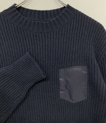 Maison Margiela クルーネックニット アルパカ ネイビー メンズ SIZE M メゾンマルジェラ
