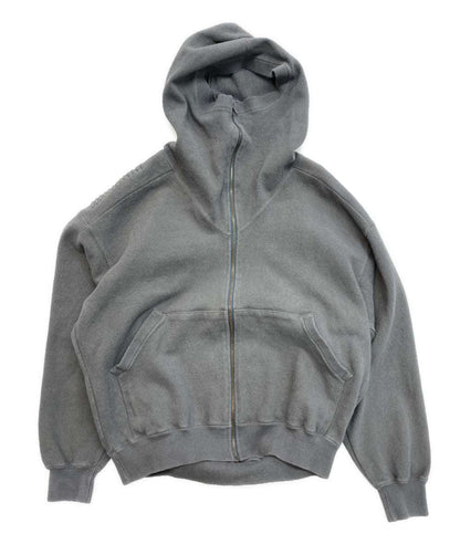 ISSEY MIYAKE MEN ジップパーカー 筆タグ 立体加工 グレー 80s MC34310 メンズ SIZE F イッセイミヤケ メン
