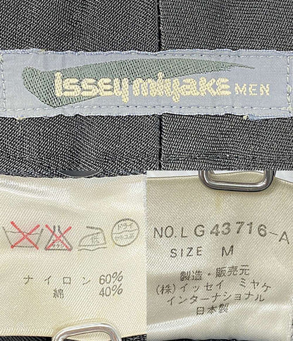 ISSEY MIYAKE MEN サイドジップパンツ 筆タグ 80s LG43716-A メンズ SIZE M イッセイミヤケ メン