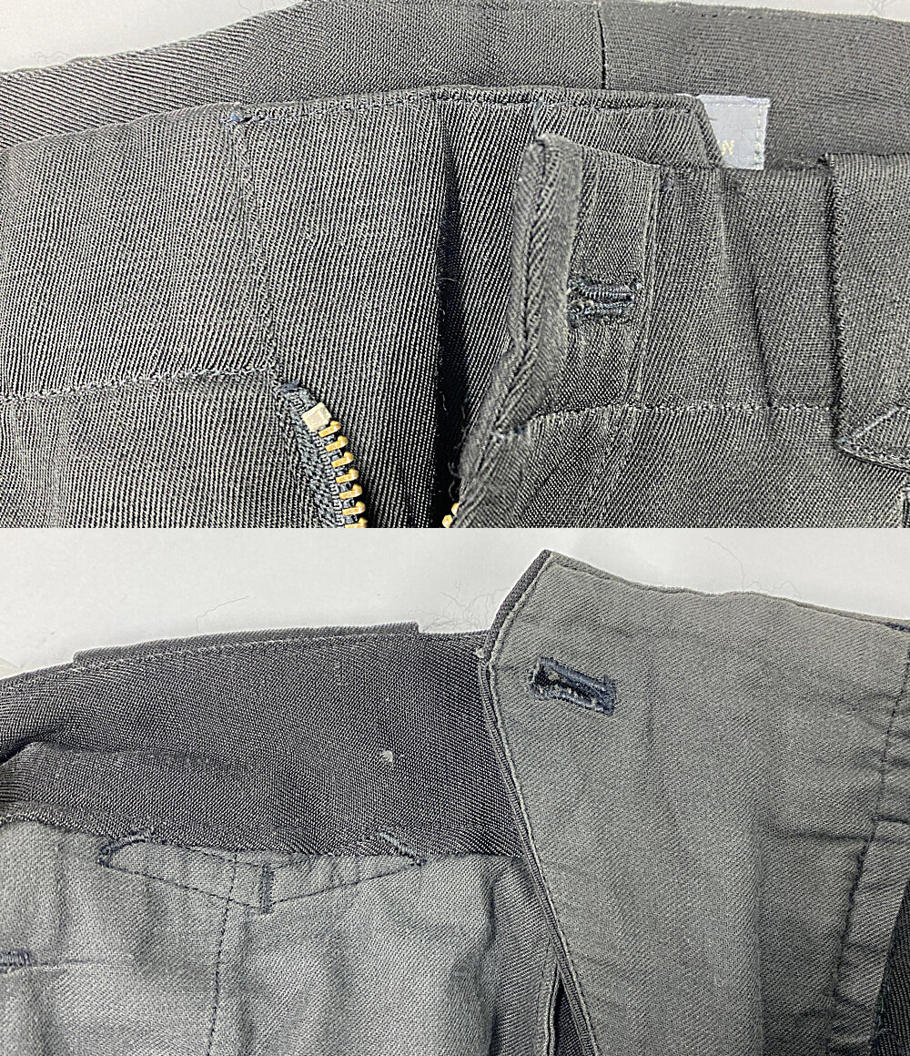 ISSEY MIYAKE MEN サイドジップパンツ 筆タグ 80s LG43716-A メンズ SIZE M イッセイミヤケ メン