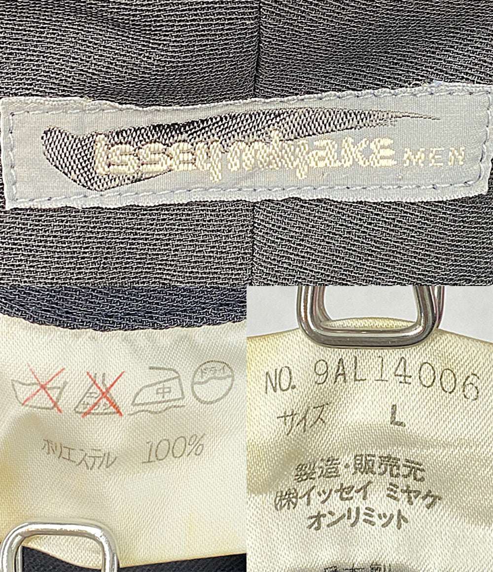 ISSEY MIYAKE MEN プリーツパンツ 筆タグ 80s 9AL14006 メンズ SIZE L イッセイミヤケ メン