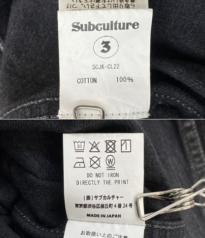Subculture サブカルチャー デニムジャケット S0505 JACKET メンズ SIZE 3