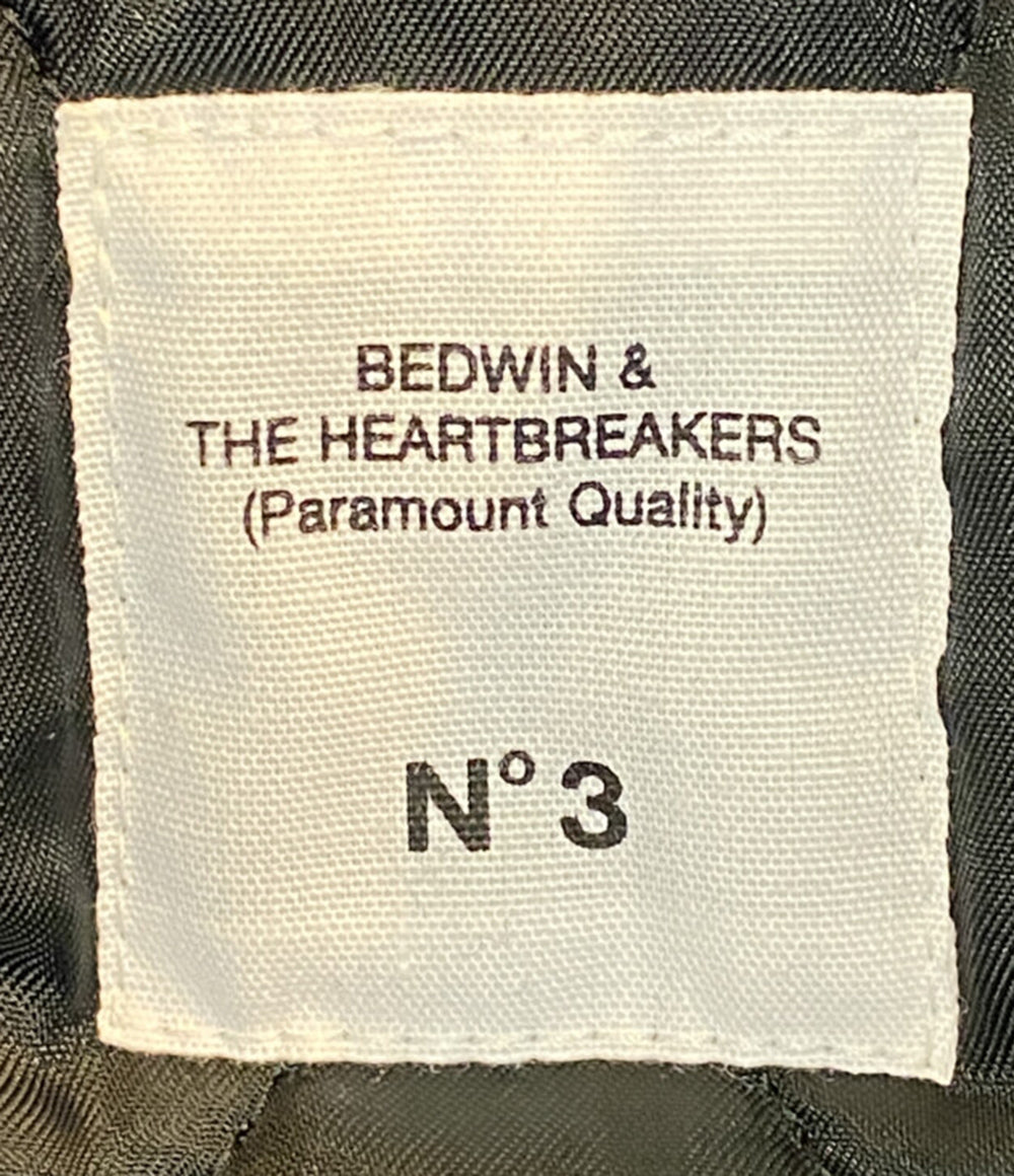 BEDWIN & THE HEARTBREAKERS ダブルライダースジャケット ブルー