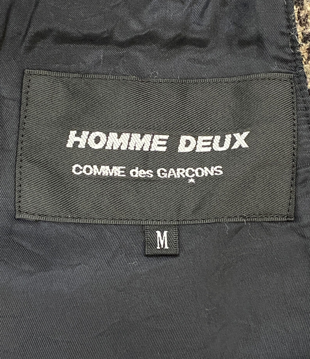 COMME des GARCONS HOMME DEUX コムデギャルソンオムドゥ ウールテーラードジャケット 縮絨 24AW DN-J044 メンズ SIZE M