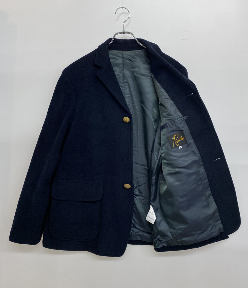 BEAMS F ネイビー ウール混紡 テーラードジャケット M BEAMS F（ビームスF） ジャケット テーラードジャケット HANDMADE