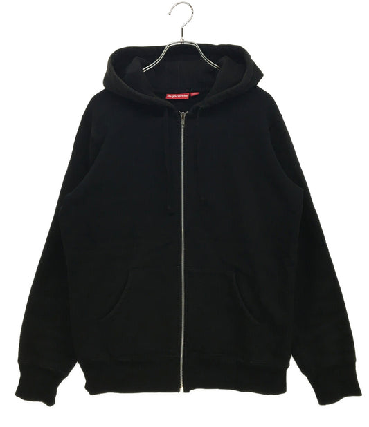 Supreme 14AW ロゴテープジップパーカー ブラック メンズ SIZE M シュプリーム