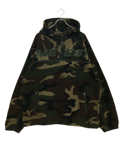 Supreme 19AW Polartec フリースパーカー ハーフジップ カモ メンズ SIZE XL シュプリーム