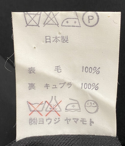 YOHJI YAMAMOTO POUR HOMME 80s 丸ロゴ ウールダブルテーラードジャケット メンズ SIZE S ヨウジヤマモトプールオム