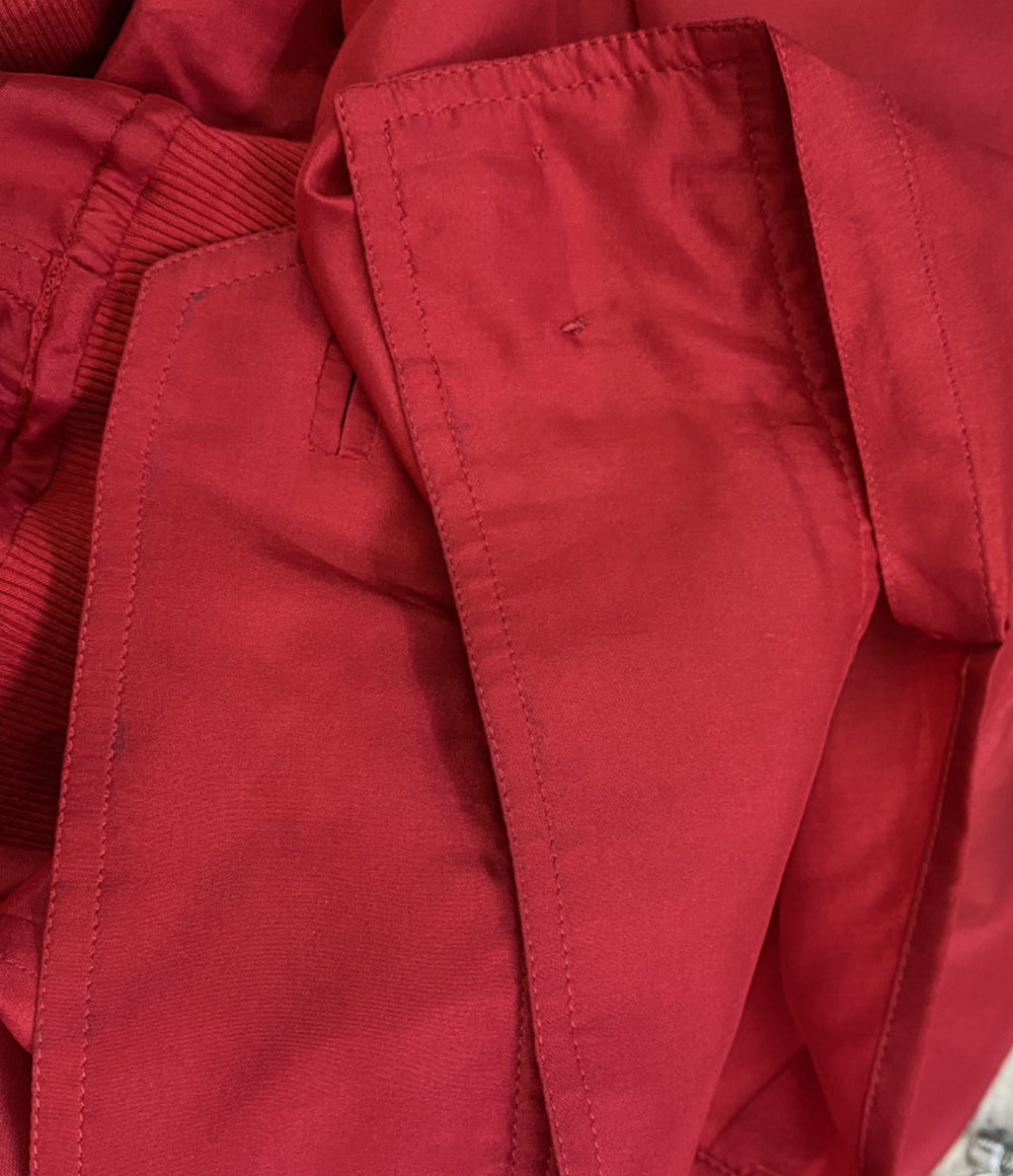 ISSEY MIYAKE MEN 80s 筆タグ シルクシャツジャケット レッド メンズ SIZE M イッセイミヤケ メン