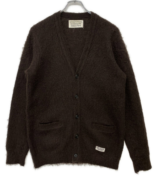WACKO MARIA 18FW-WMK-KN19 ウールモヘアカーディガン ブラウン メンズ SIZE S ワコマリア