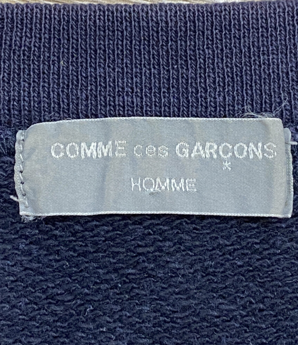 COMME des GARCONS HOMME 89AW ロゴ刺繍スウェット ネイビー HT-050010 メンズ SIZE - コムデギャルソンオム
