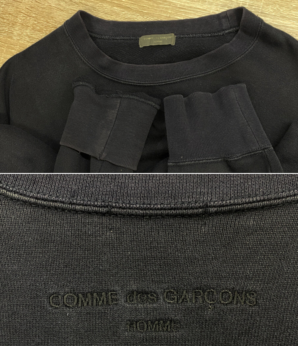 COMME des GARCONS HOMME 89AW ロゴ刺繍スウェット ネイビー HT-050010 メンズ SIZE - コムデギャルソンオム