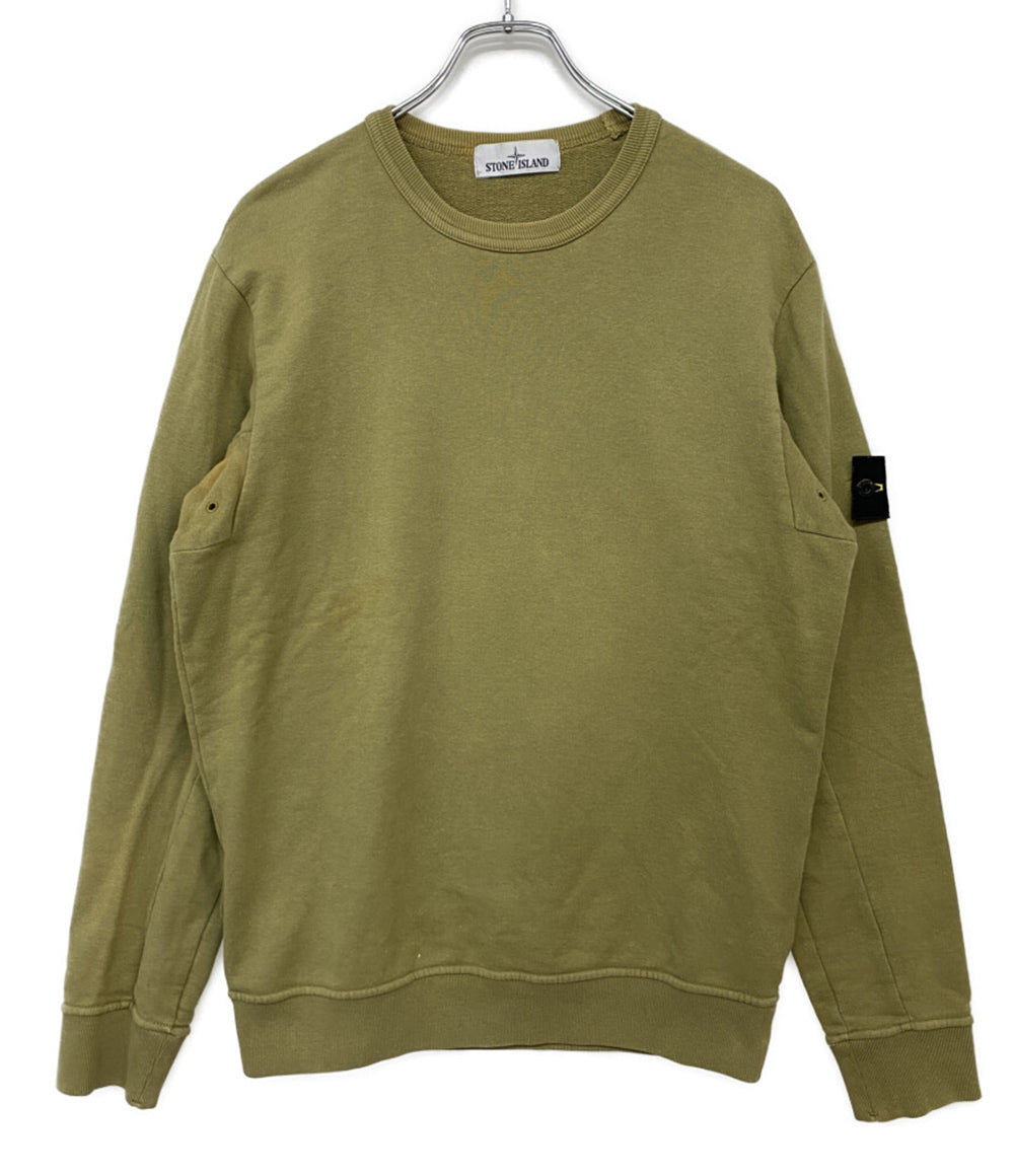STONE ISLAND ワッペンスウェット カーキ メンズ SIZE M ストーンアイランド