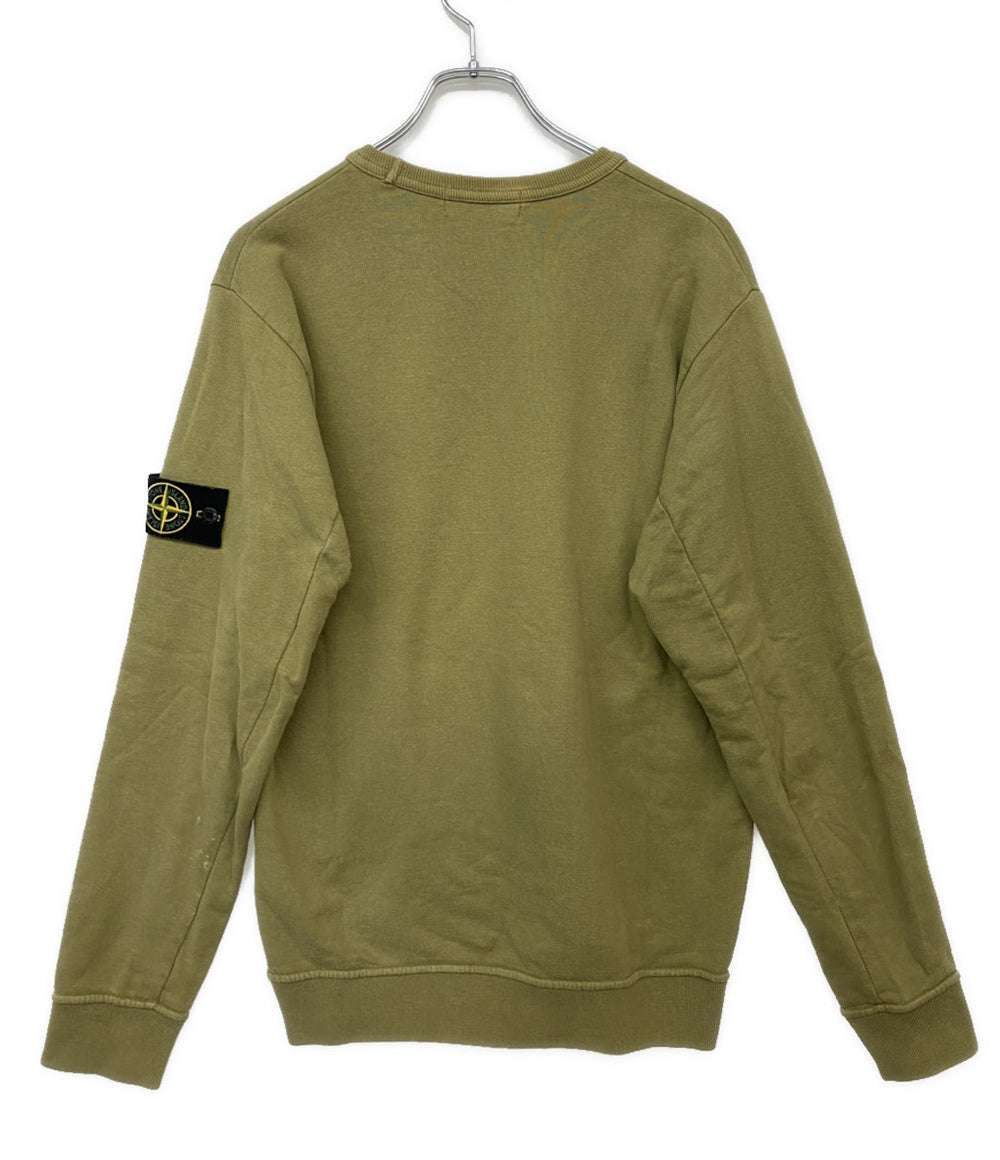 STONE ISLAND ワッペンスウェット カーキ メンズ SIZE M ストーンアイランド