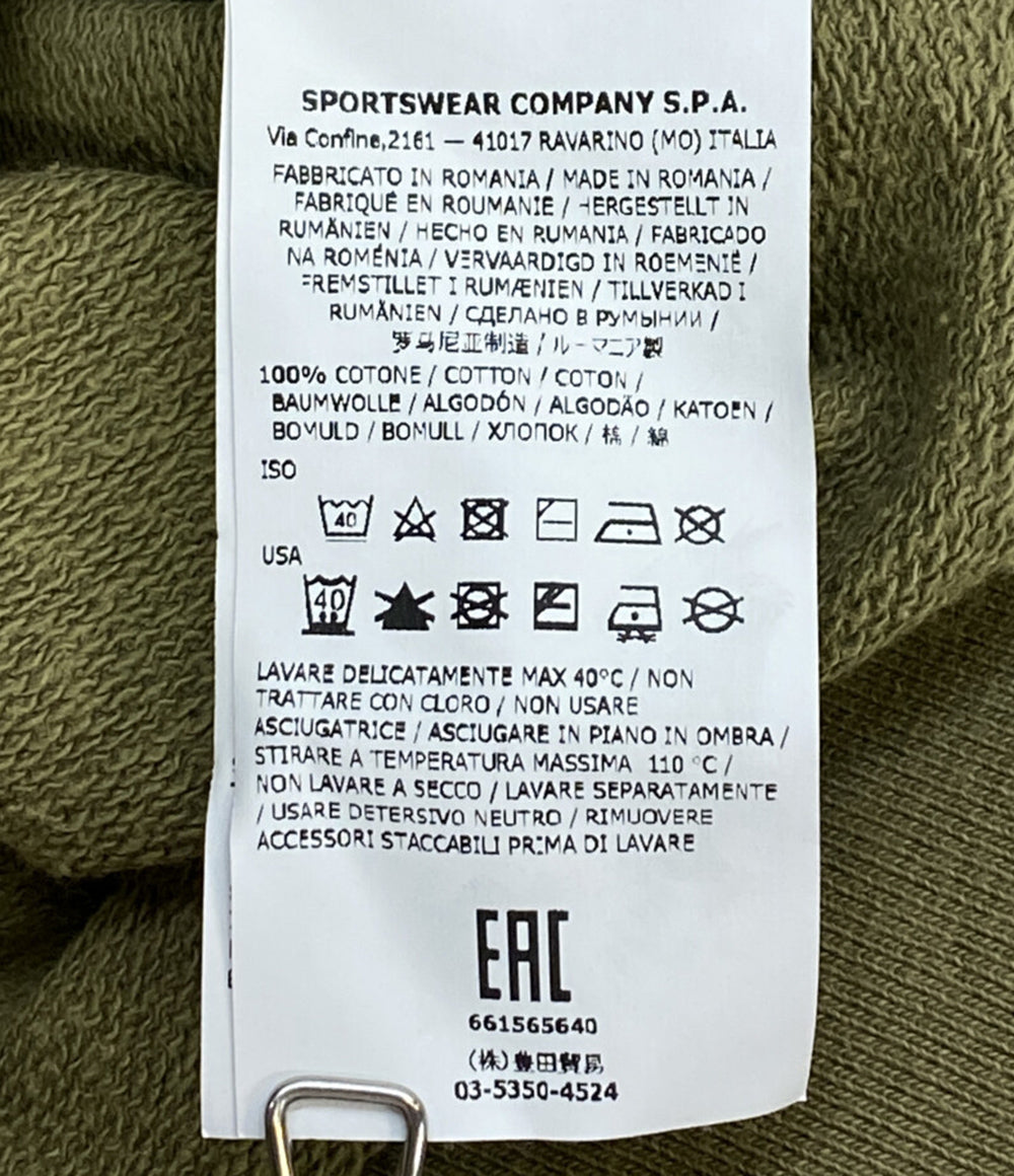 STONE ISLAND ワッペンスウェット カーキ メンズ SIZE M ストーンアイランド