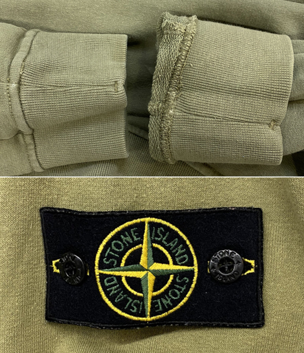 STONE ISLAND ワッペンスウェット カーキ メンズ SIZE M ストーンアイランド