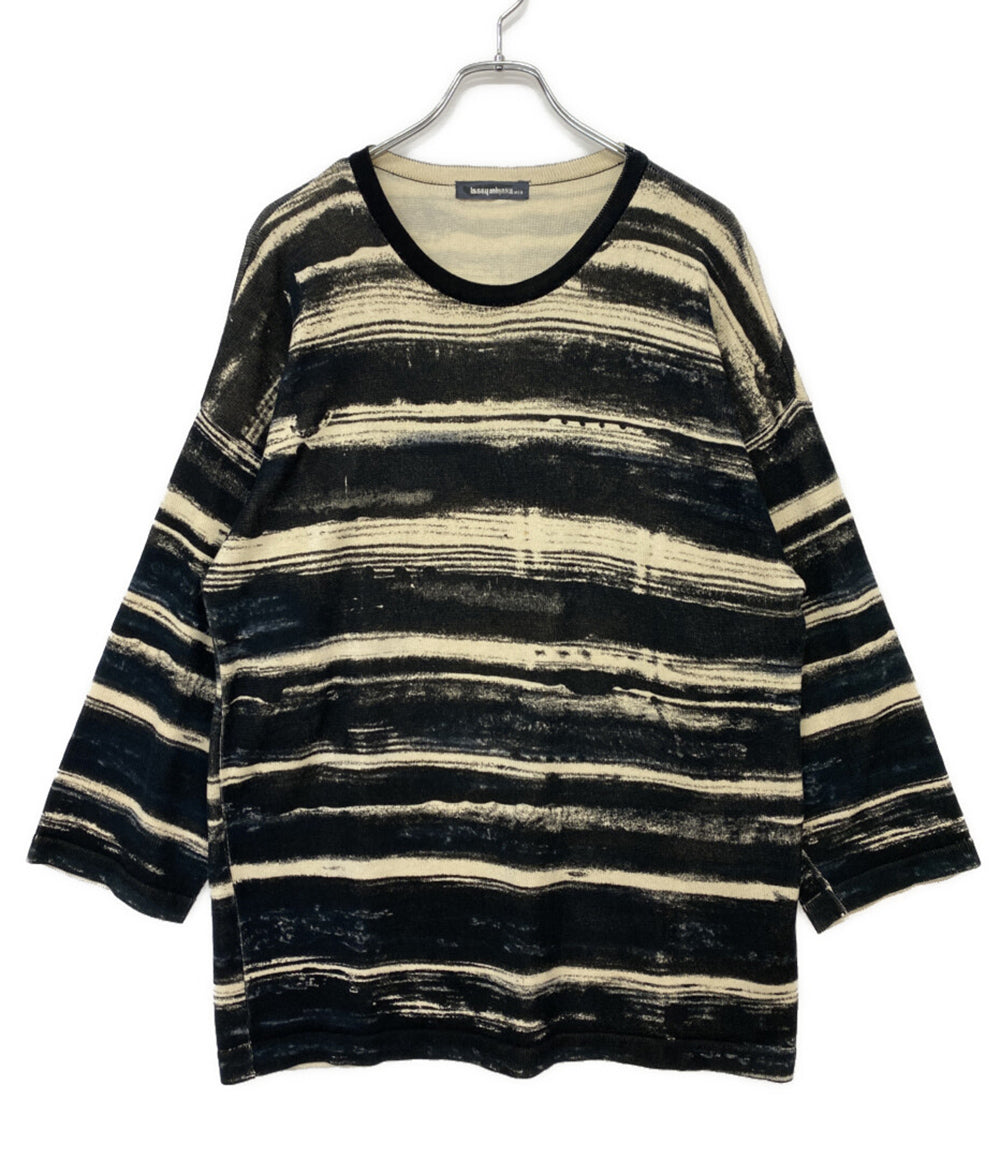 ISSEY MIYAKE MEN 80s 筆タグ ボーダーニット メンズ SIZE F イッセイミヤケ メン