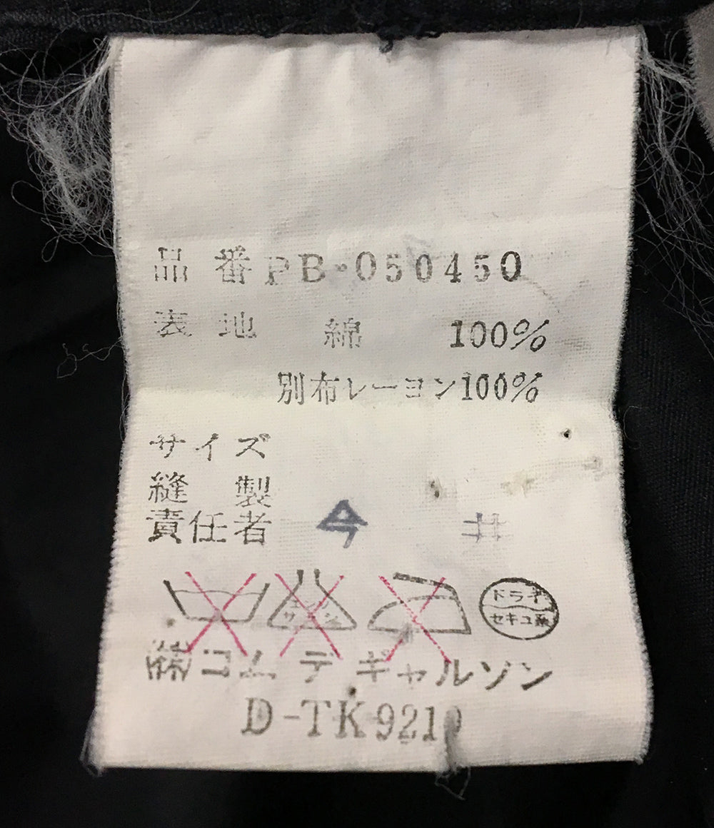 COMME des GARCONS HOMME PLUS 80s レースカラー長袖シャツ ブラック PB-050450 メンズ SIZE - コムデギャルソンオムプリュス