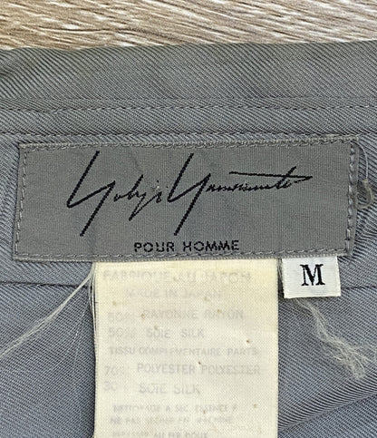 YOHJI YAMAMOTO POUR HOMME 91AW レーヨンシルク長袖シャツ 襟内:ゴールド メンズ SIZE M ヨウジヤマモトプールオム